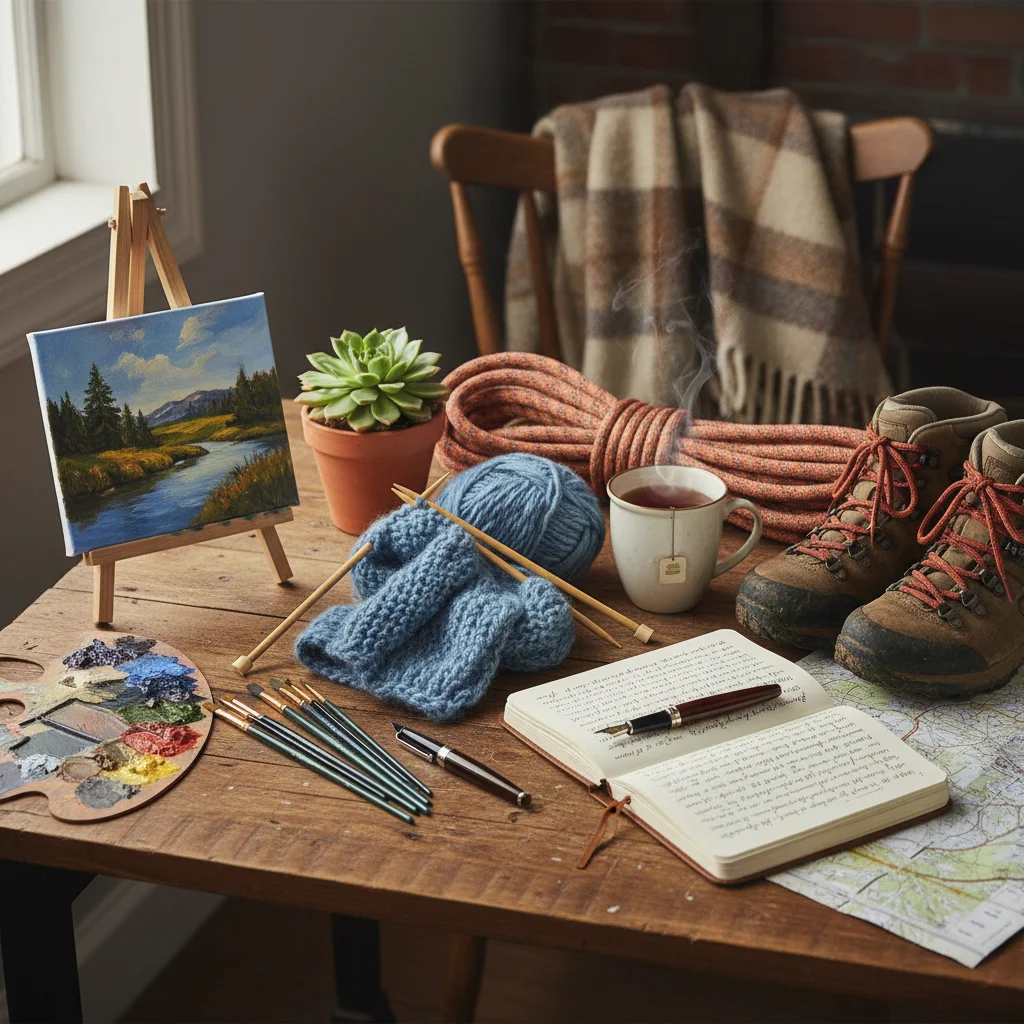 Variety of hobby items representing diverse interests
