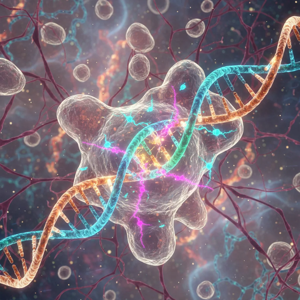 Microscopic visualization of gene therapy targeting pain receptors