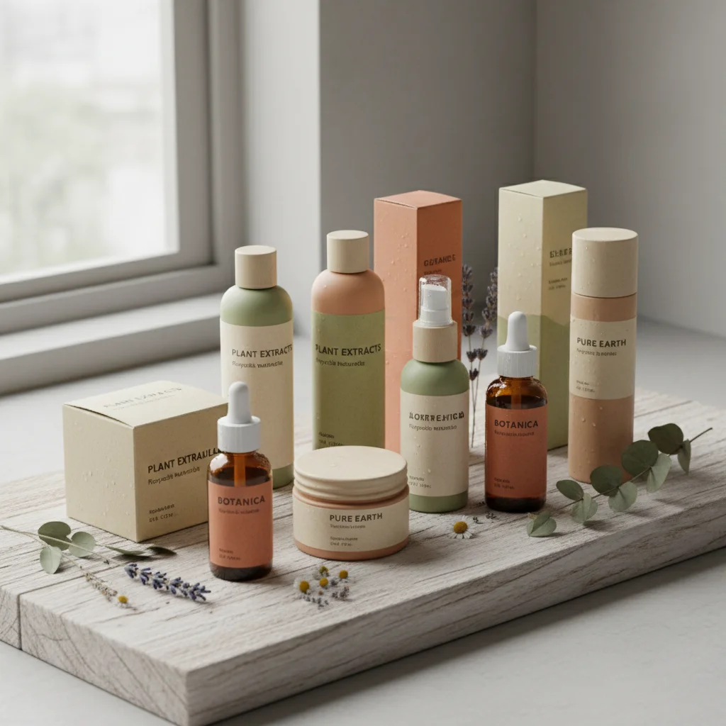 Sustainable and eco-friendly skincare products with natural ingredients.