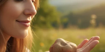 Embracing Imperfection: Your 2026 Guide to Self-Acceptance and Inner Peace Woman finding peace embracing an imperfect stone, symbolizing self-acceptance