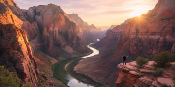 Unlocking 2026's Top 5 National Park Adventures: Insider Tips for Booking Success Zion National Park sunrise panorama with river and hiker