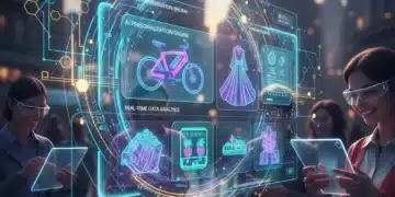 AI-powered e-commerce personalization interface with tailored product recommendations