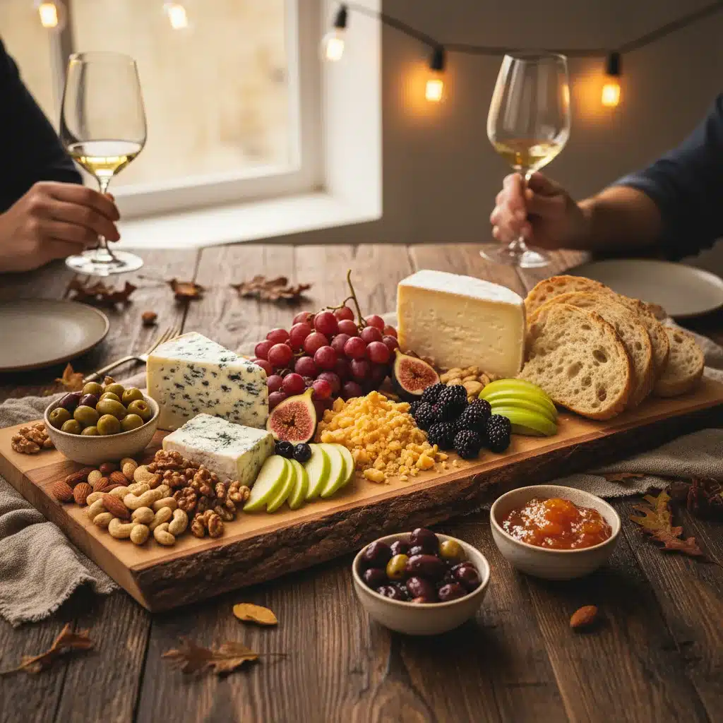 Gourmet charcuterie board for a cozy winter gathering