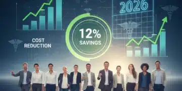 People navigating complex healthcare costs with a 12% savings goal by 2026